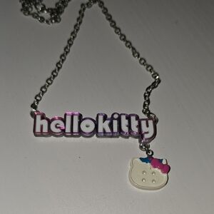 Sanrio Hello Kitty Necklace with Purple and Pink Accents